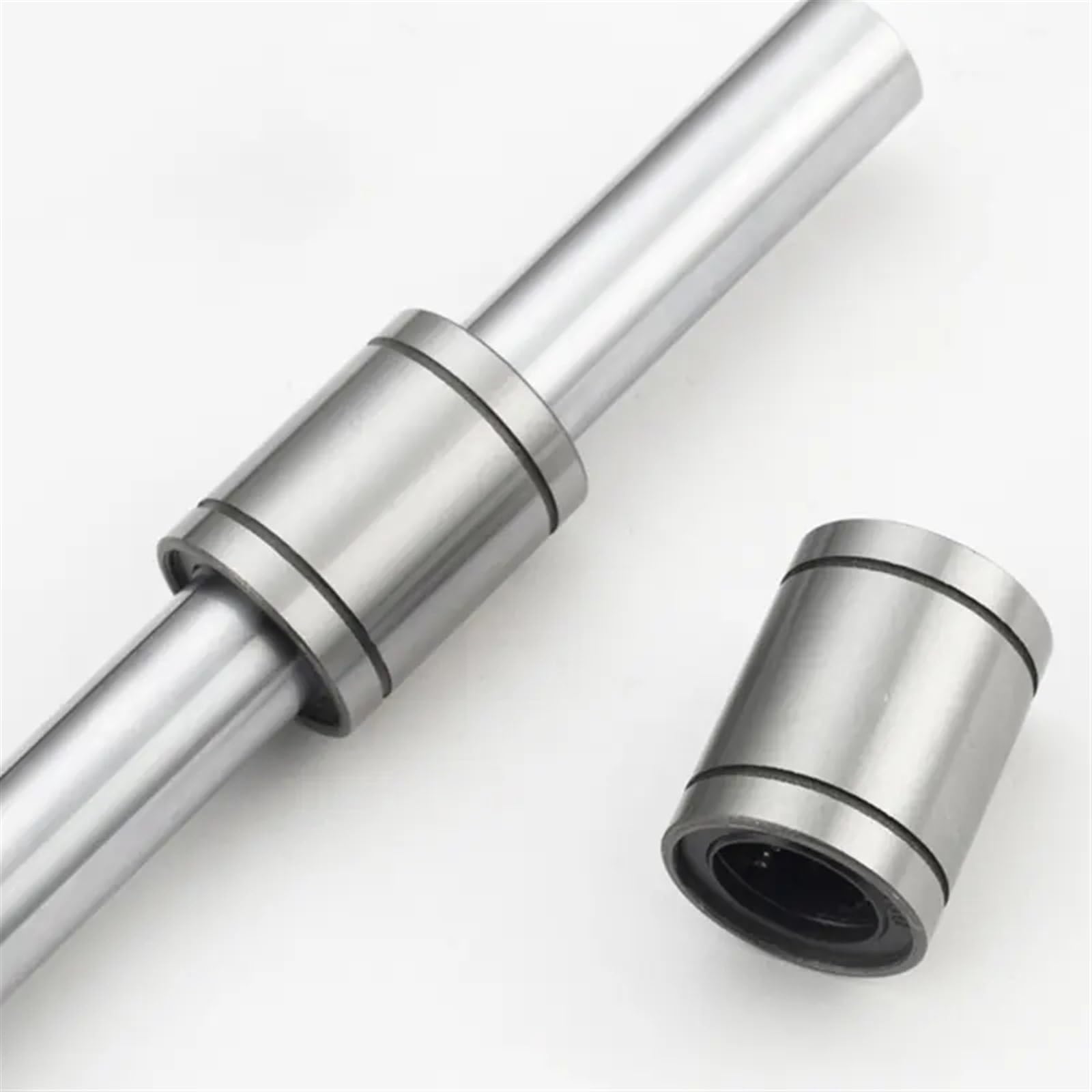 Rodamiento de bloque de almohadilla, Paquete de 10 bujes de cojinetes lineales serie LM, varios tamaños, diámetro de 3 a 20 mm(LM6UU)