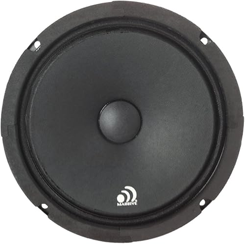 Miniatura 2 de Massive Audio M8C - 8 pulgadas, 300 vatios, Pro Audio Altavoz de respaldo cerrado de rango medio para automóviles, aplicaciones de escenario y DJ.