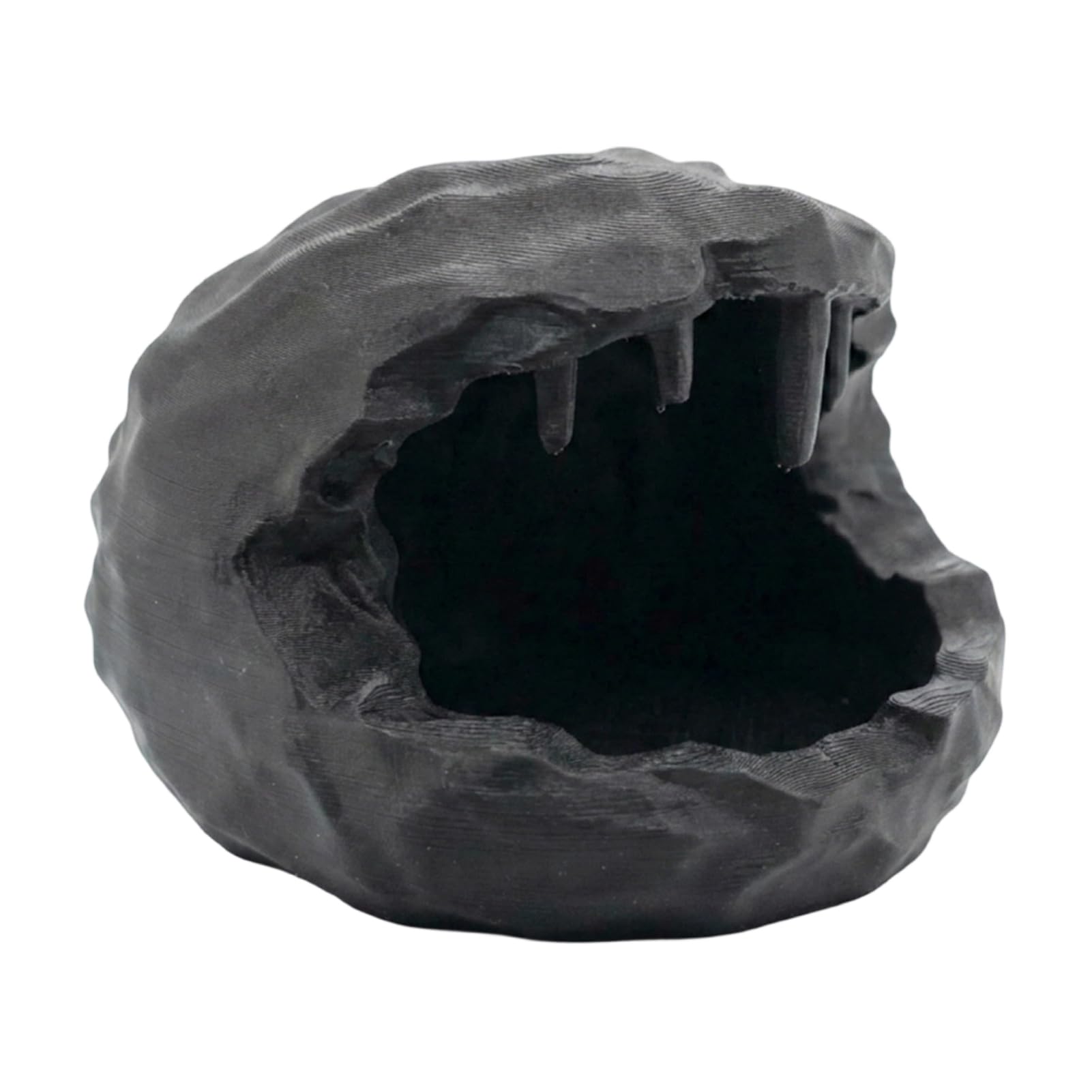 ZhzeYun Christmas Aquarium Hideout Cave, Snowman & Tree Fish Tank Decor, Small Shelter for Betta Fish & Shrimp, Plastic Ornament for Freshwater Saltwater Tanks Black