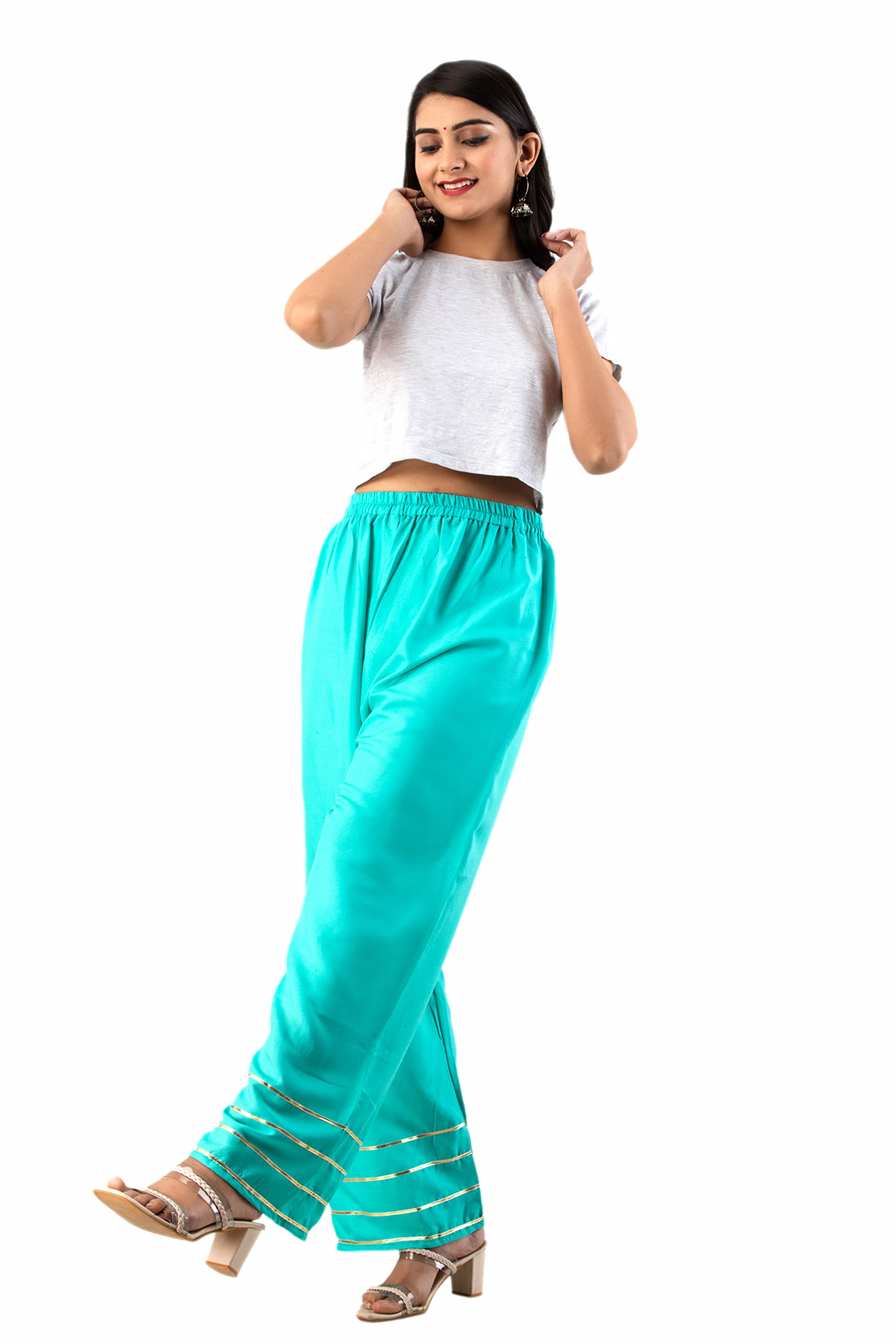 Stylish Plazo with GOTA-picture-20