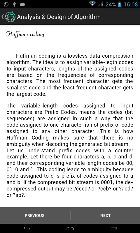 Analysis & Design of Algorithm - App on Amazon Appstore