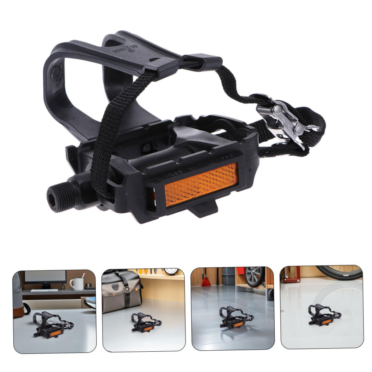 2 Pares Correas de Pedal para Bicicleta de Ajustables y Antideslizantes Cómodas para Ciclismo y Entrenamiento Gimnasio