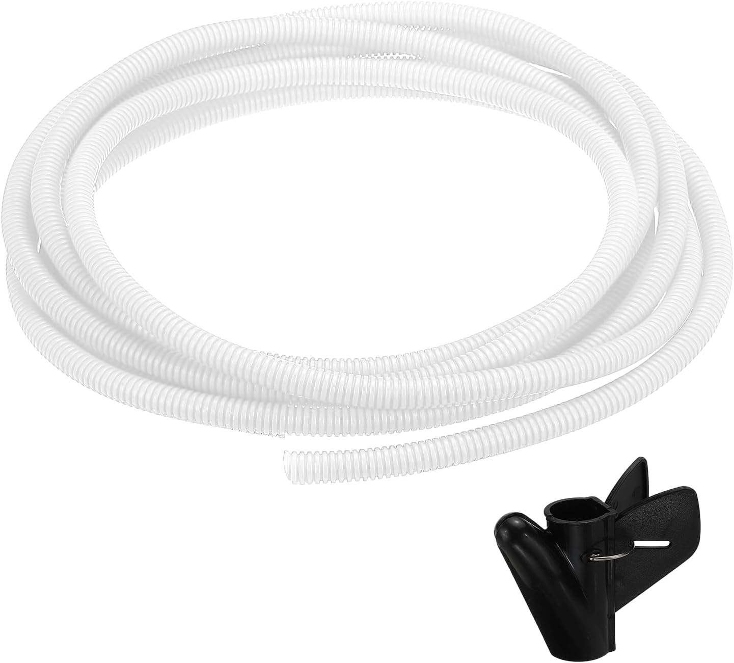 MECCANIXITY Split Wire Loom Tubing 1"(23mm) ID 50FT(15m) with Installation Tool, Heat & Cold Resistant -40F to 257F Plastic Flexible Conduit Cord Protector for Electrical Wires Cable, Red