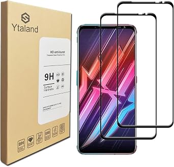 Ytaland for Red Magic 6 / Red Magic 6 Pro/Red Magic 6S Pro Screen Protector, [2 Pack] [ Full Coverage ] [Bubble-Free] [9H Hardness] Tempered Glass Screen Protector For Red Magic 6
