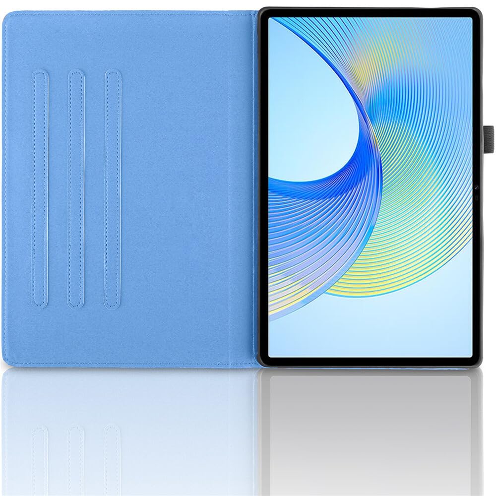 Generic etui kompatybilne z Samsung Galaxy Tab A9 8,7 SM X110 X115 X117 (kolor: czarny) obrotowa twarda skóra etui z klapką