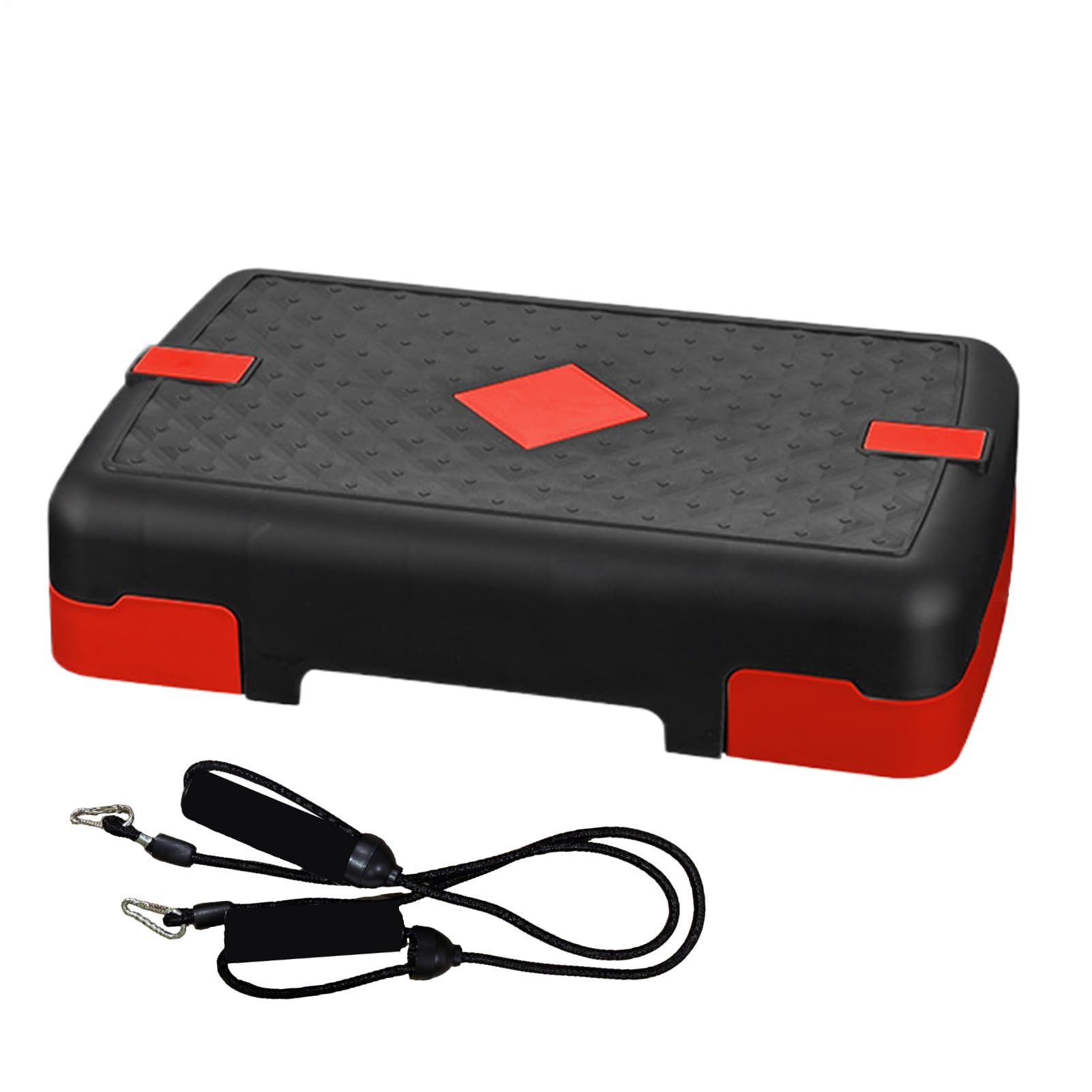 Step treningowy fitness Stepper treningowy z taśmami oporowymi