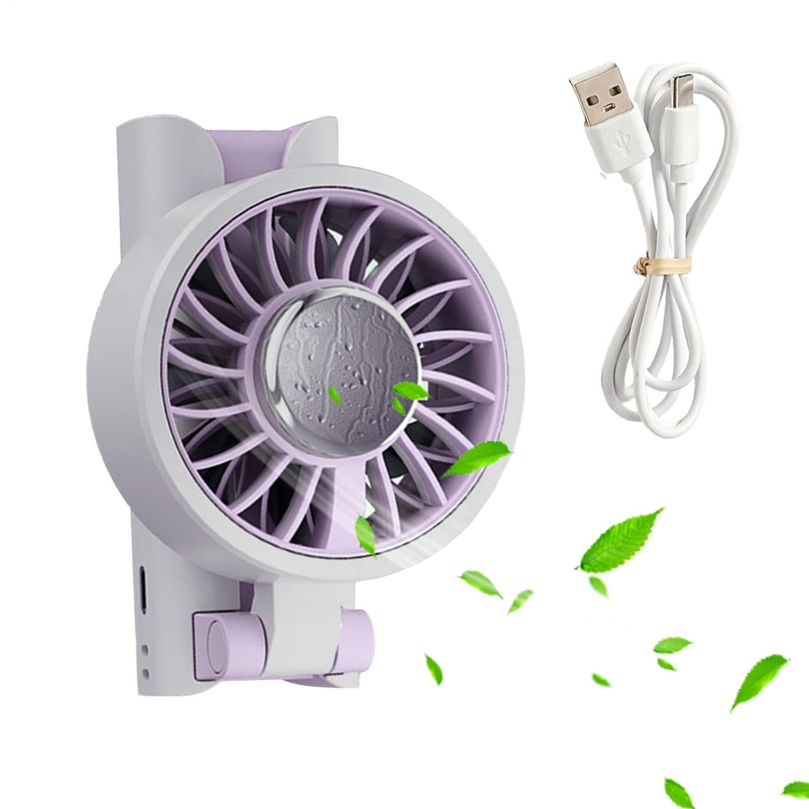 Ventilador de mano contra el calor en camping y exteriores con USB