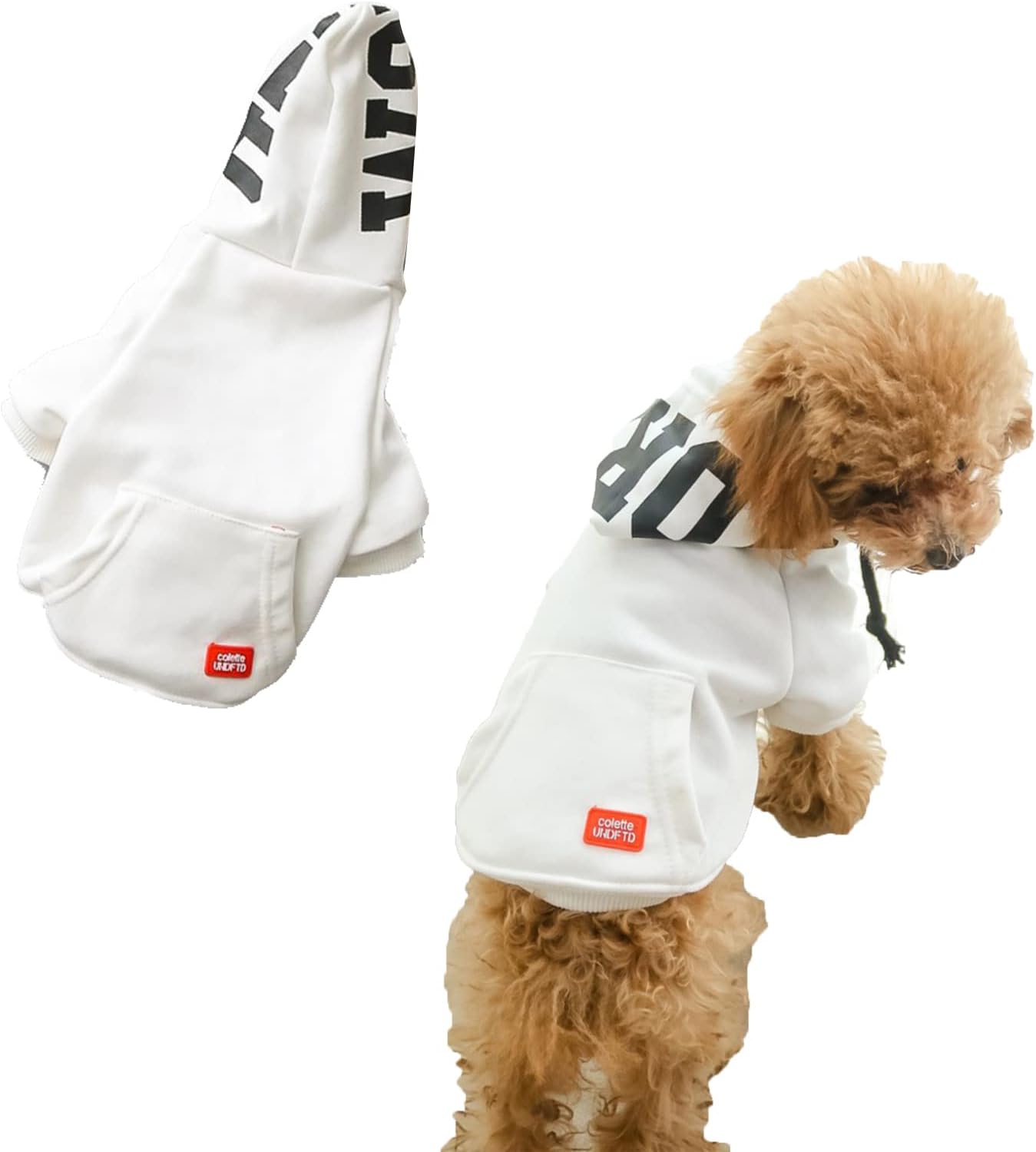 Dog Hoodie, Soft Dog Clothes with Pocket, Dog Sweater Basic Hoodies Sweatshirt Dog Shirt, Fashion Pet Pullover for Small Medium Dogs