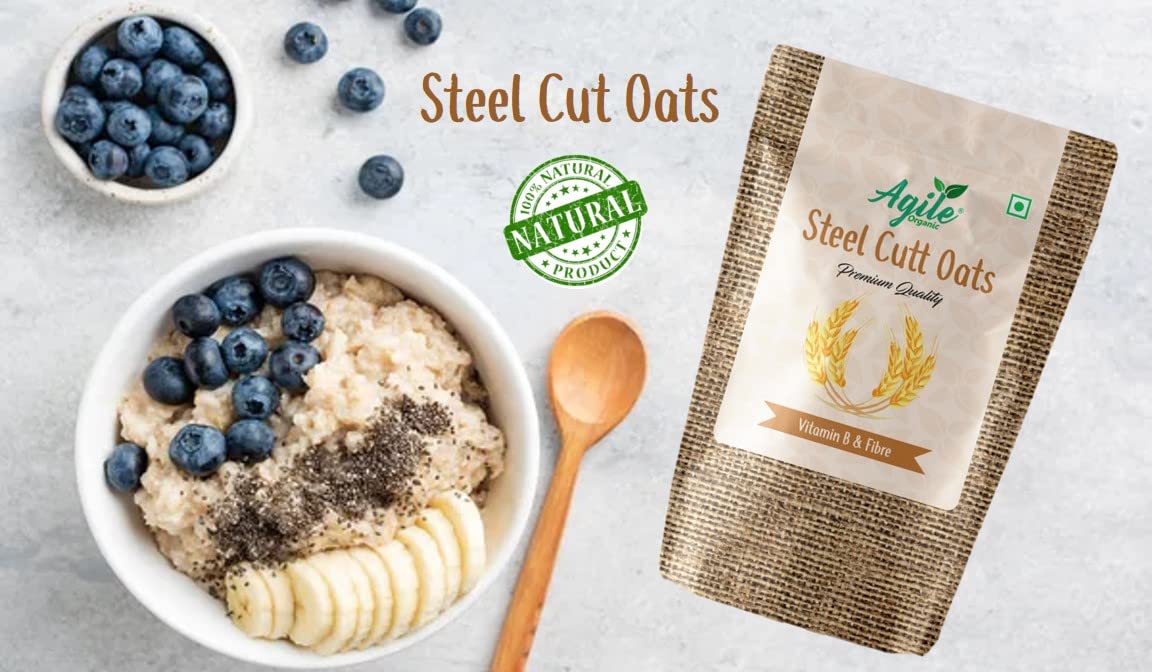 Buy Now Agile Organic® Steel Cut Oats, 1.5Kgs | Gluten Free Oats | B... 1 Buy Now Agile Organic® Steel Cut Oats, 1.5Kgs | Gluten Free Oats | B...