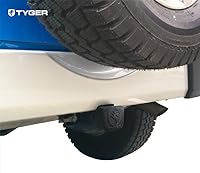 Vista 7 de TYGER Combo de remolque: enganche receptor de 2 pulgadas, arnés de cableado y cubierta de enganche para Wrangler JK 2Dr y 4Dr 2007-2018