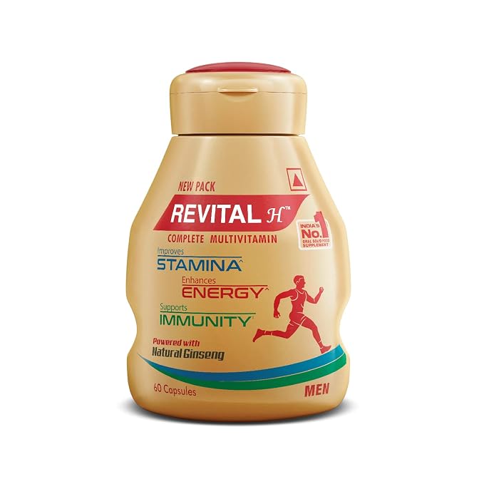 Revital H Men Multivitamin | Calcium | Zinc and Gins