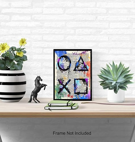 Miniatura 5 de Gaming Room Decor - Game Room Decor - Video Game Decorations -Gamer Gifts for Men, Teens, Kids - Remote Control Wall Decor for Family Room, Den,