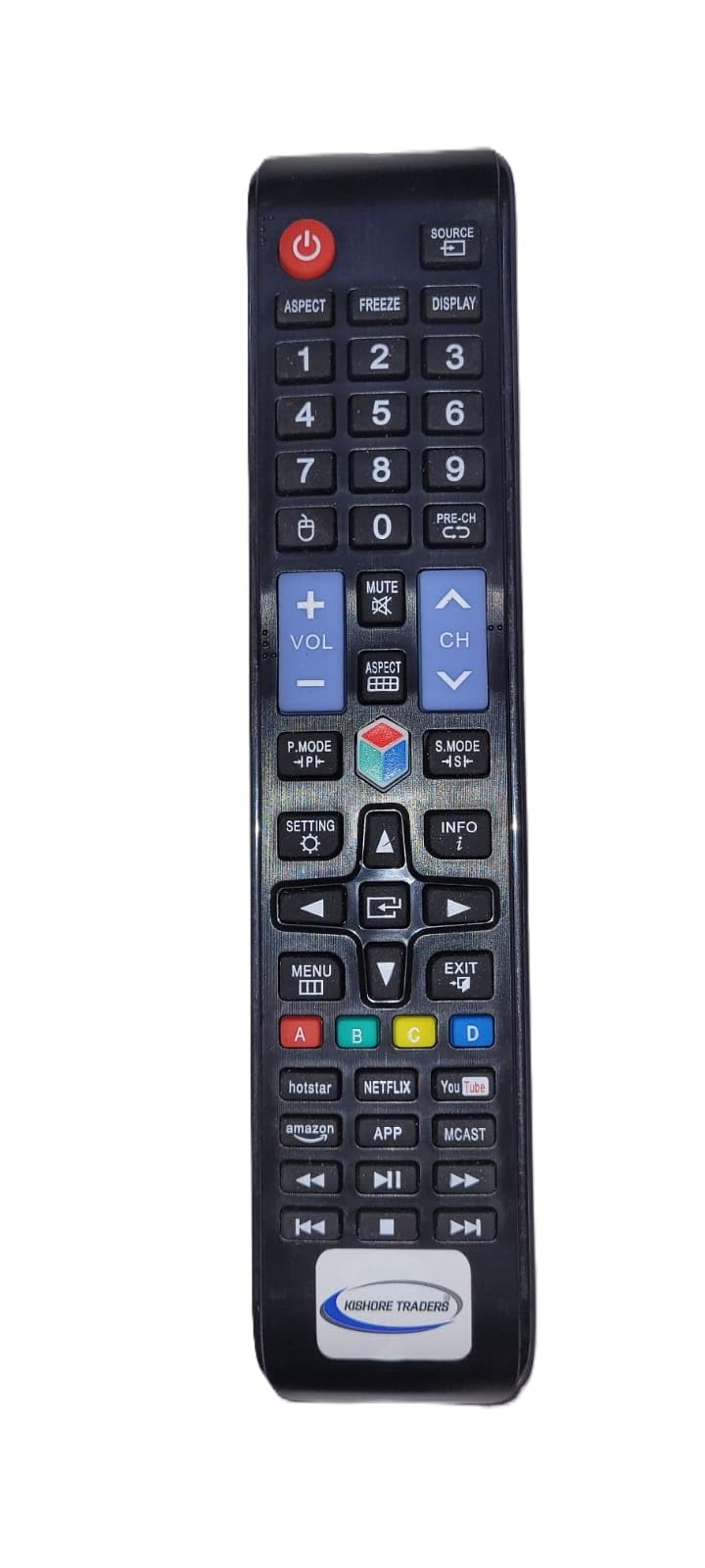 Remote Control Compatible with Wisdom Share Smart Cloud Led Tv (Please Match Your Old Remote with Given Image, for Work It Must Be Exactly Same As Shown in Image)-picture-22