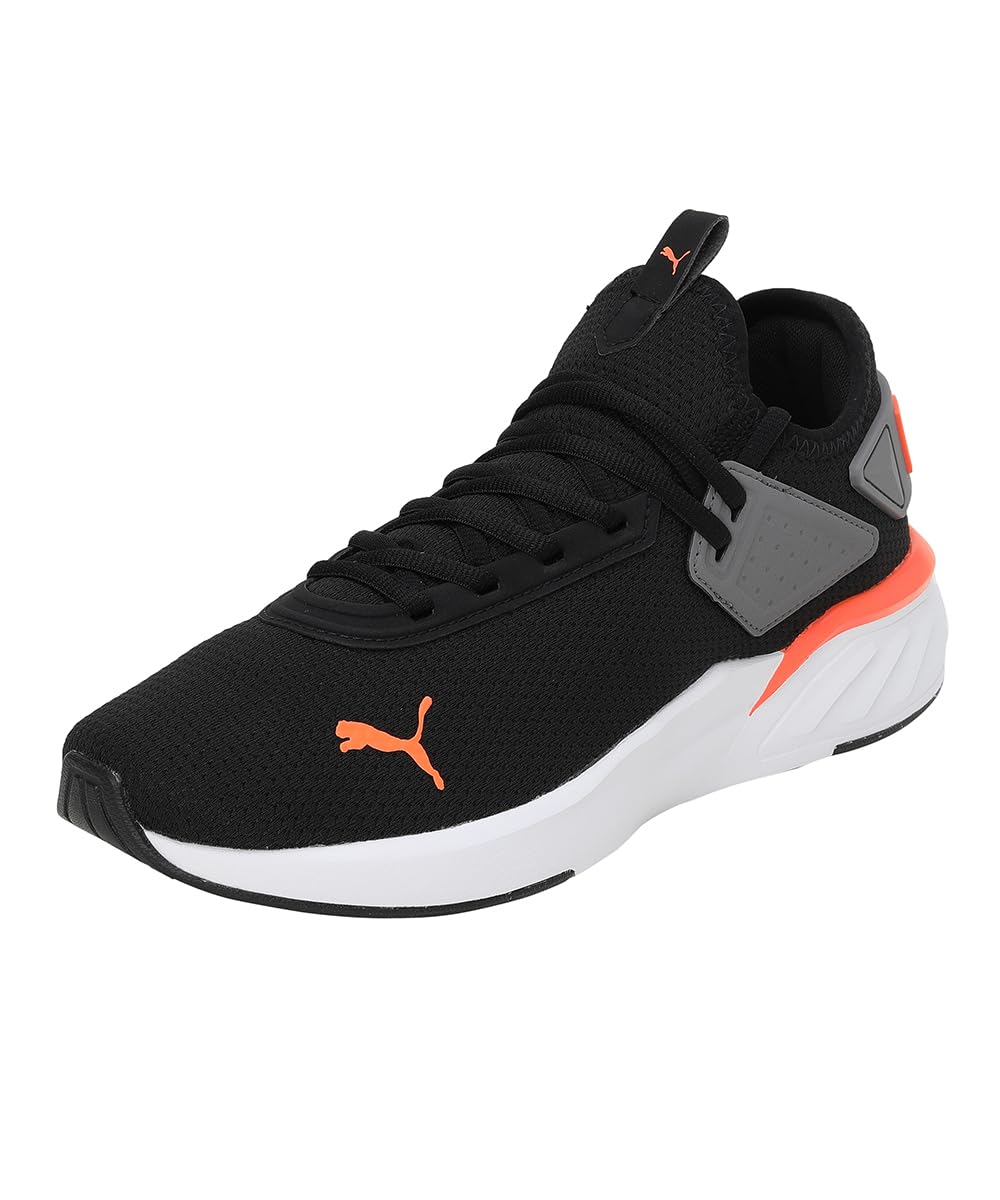 Puma Unisex-Adult Amare Black-Cool Dark Gray-Ultra Orange Running Shoe - 4UK (37620915) (B0BQBS4B8C) Amazon Price History, Amazon Price Tracker