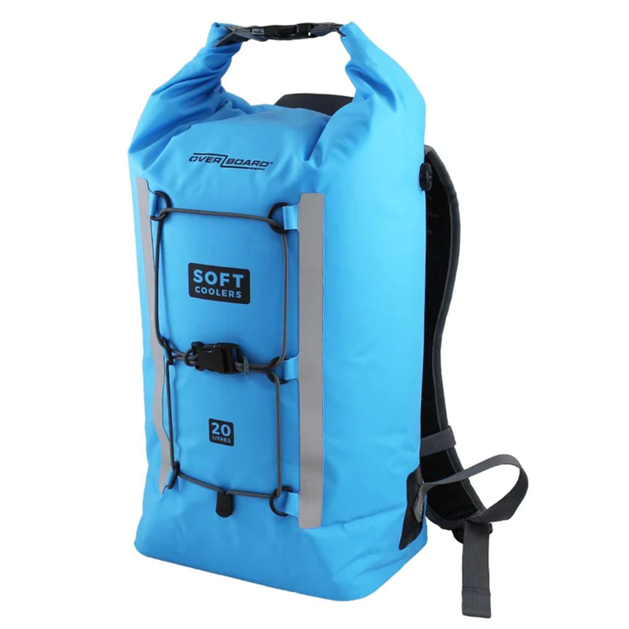 OverBoard Waterproof Soft Cooler Backpack 20L – Leakproof Insulated Cooler Backpack with Air-flow Back Panel for Camping, Beach, Boating & Outdoor Adventures