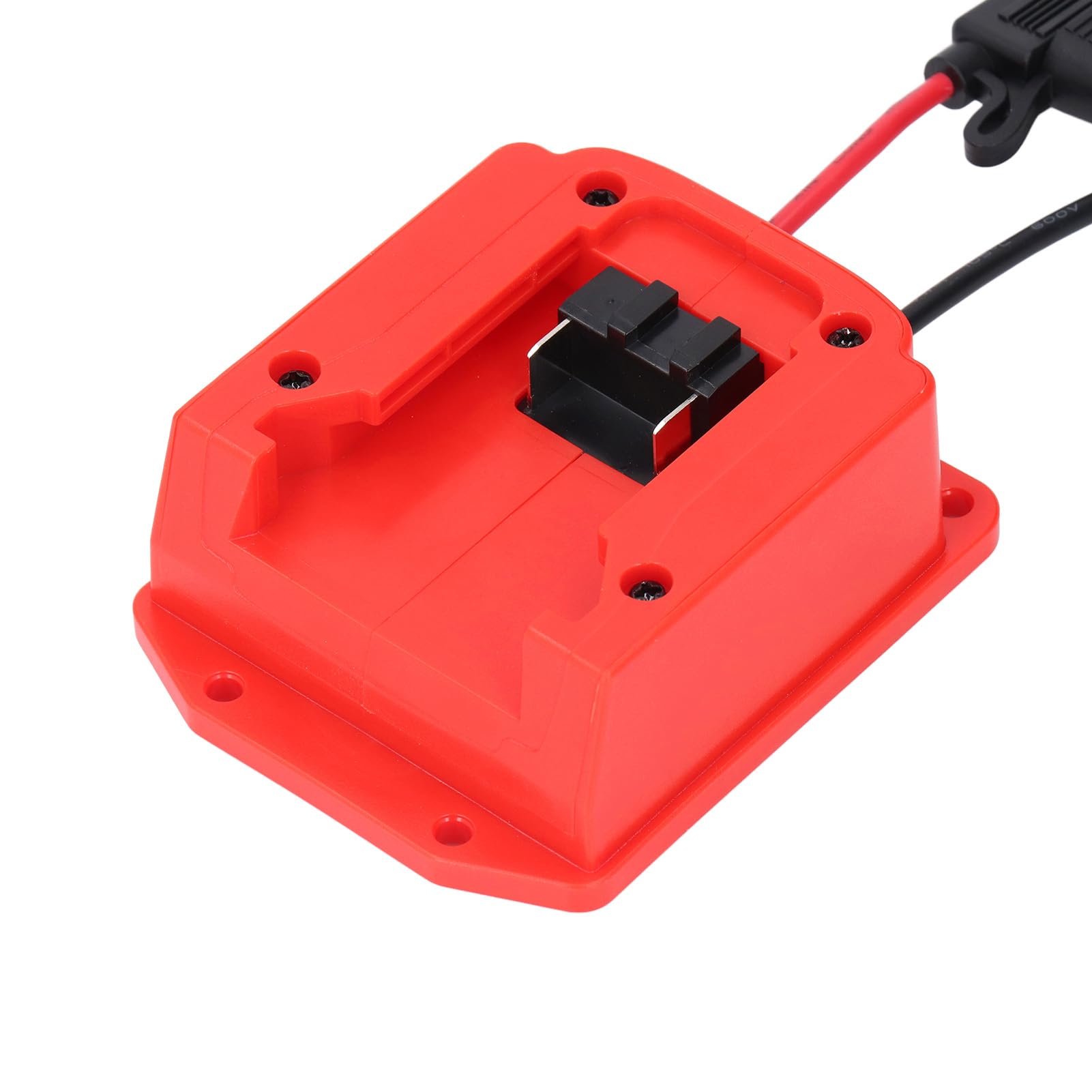 Ejoyous 18V Akumulatorowy Adapter do Zabawek Jeździków Peg Perego Złącze z Okablowaniem 12 AWG i Pojemnikiem na Bezpiecznik dla Projektów RC Robotyki DIY (niebieskie złącze)