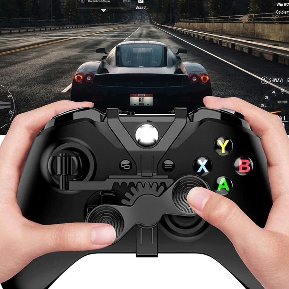 Hesupy for Xbox One and for Xbox One S Game Controller Racing Gaming Steering Wheel Auxiliary Mini Steering