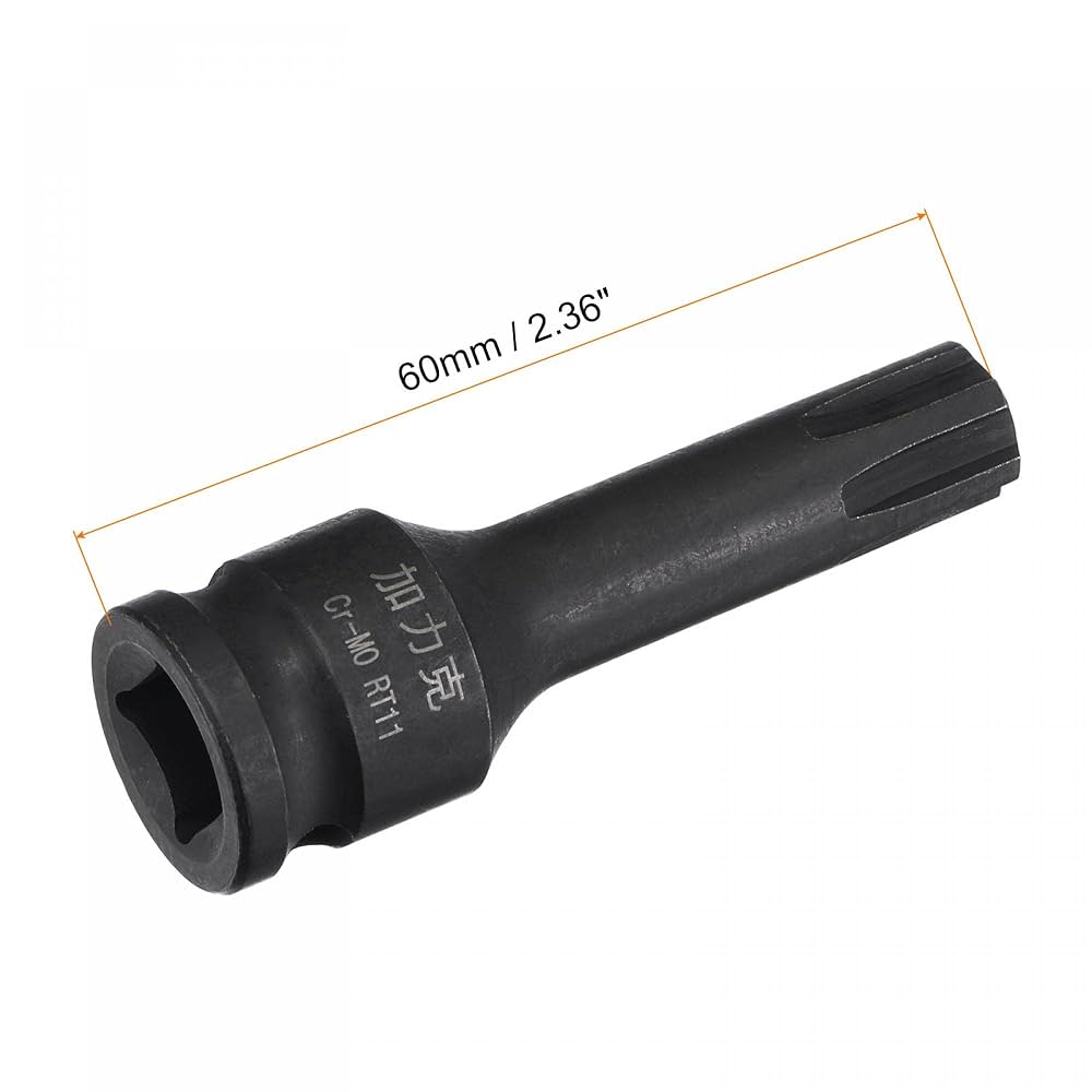 Amazon.com: uxcell 11mm Impact Ribe Bit Socket, 3/8