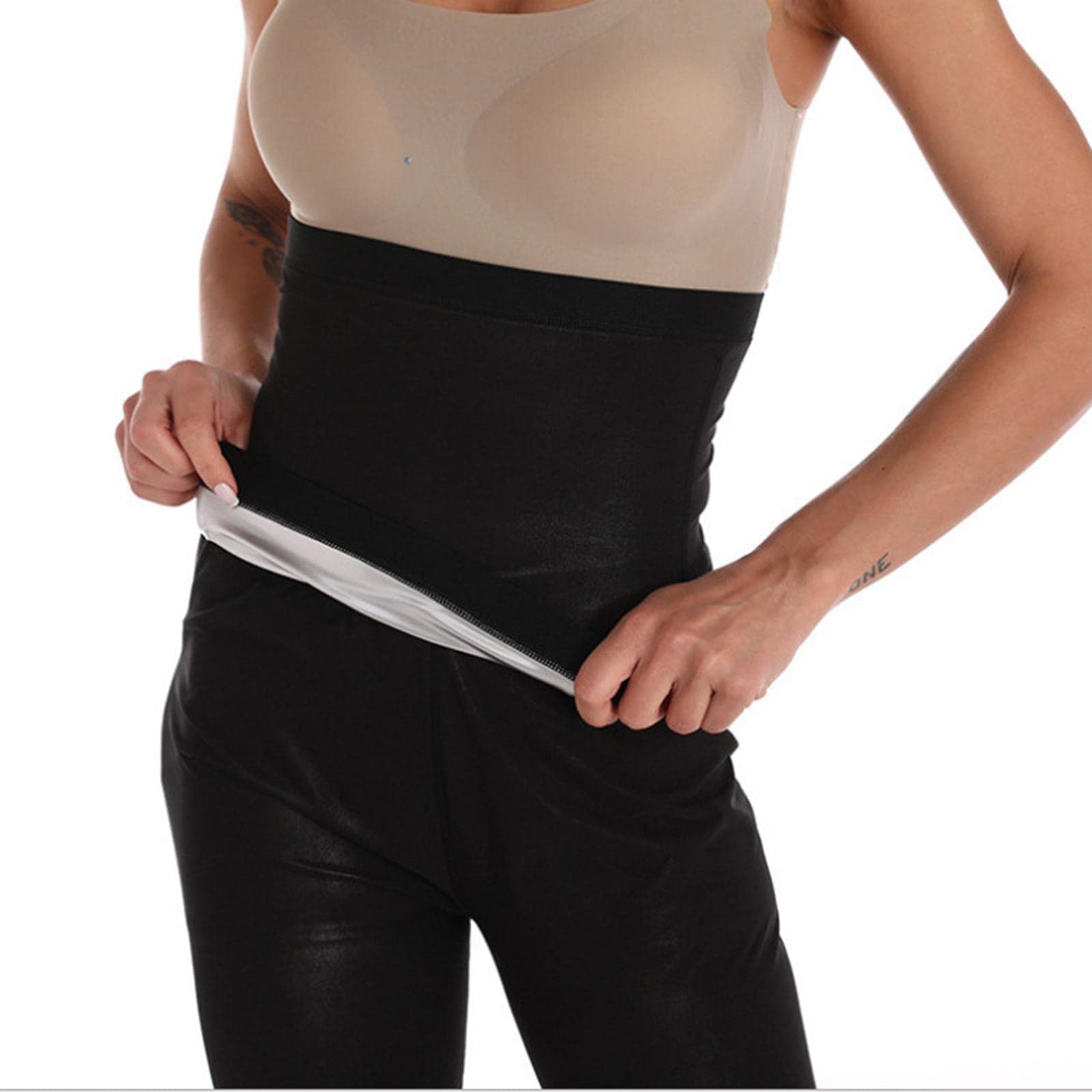 Women Sauna Waist Trainer Sweat Belt Tummy Control Burning Fat Belts L XL | Sporting Goods | Fitness Running & Yoga | Fitness Equipment & Gear | Toning Belts-image-46