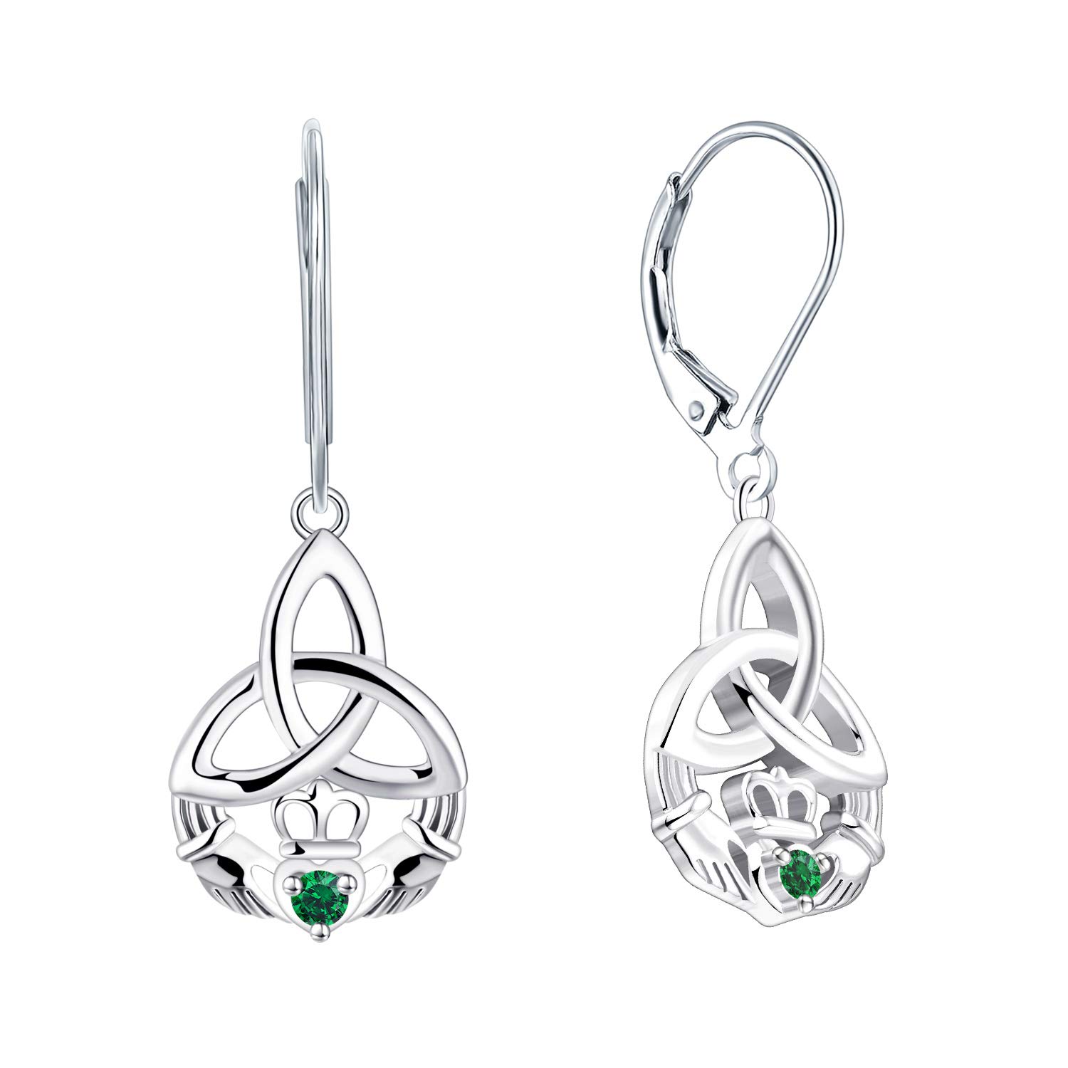 JO WISDOM Claddagh Earrings