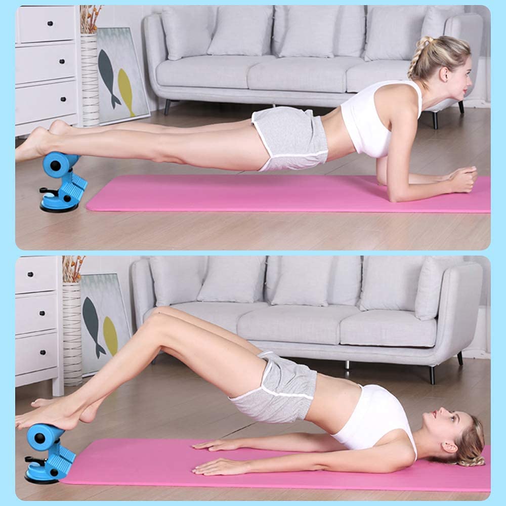 Fitness Portatile Sit-Up Bar, Barra Sit Up Autoaspirante, Barra Sit-Up Regolabile Multifunzione, Dispositivo Assistente Sit-Up, Strumento di Aiuto Sit-Up, Dispositivo Addominale per la Salute