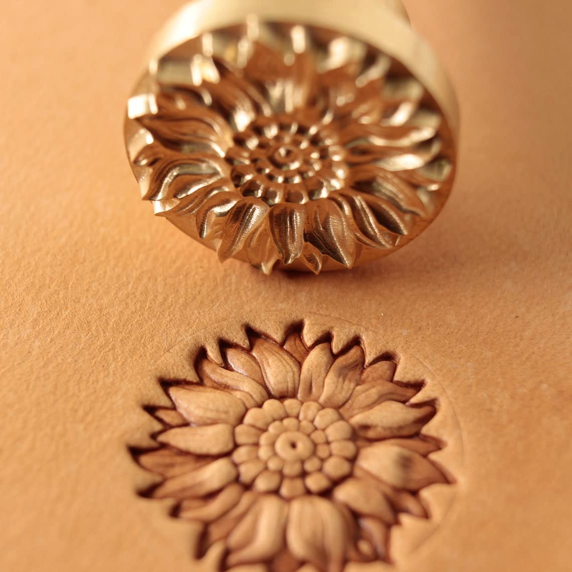 Leather Stamp Tools Stamps Stamping Carving Punches Tool Craft Leathercrafting Punch Sun Flower