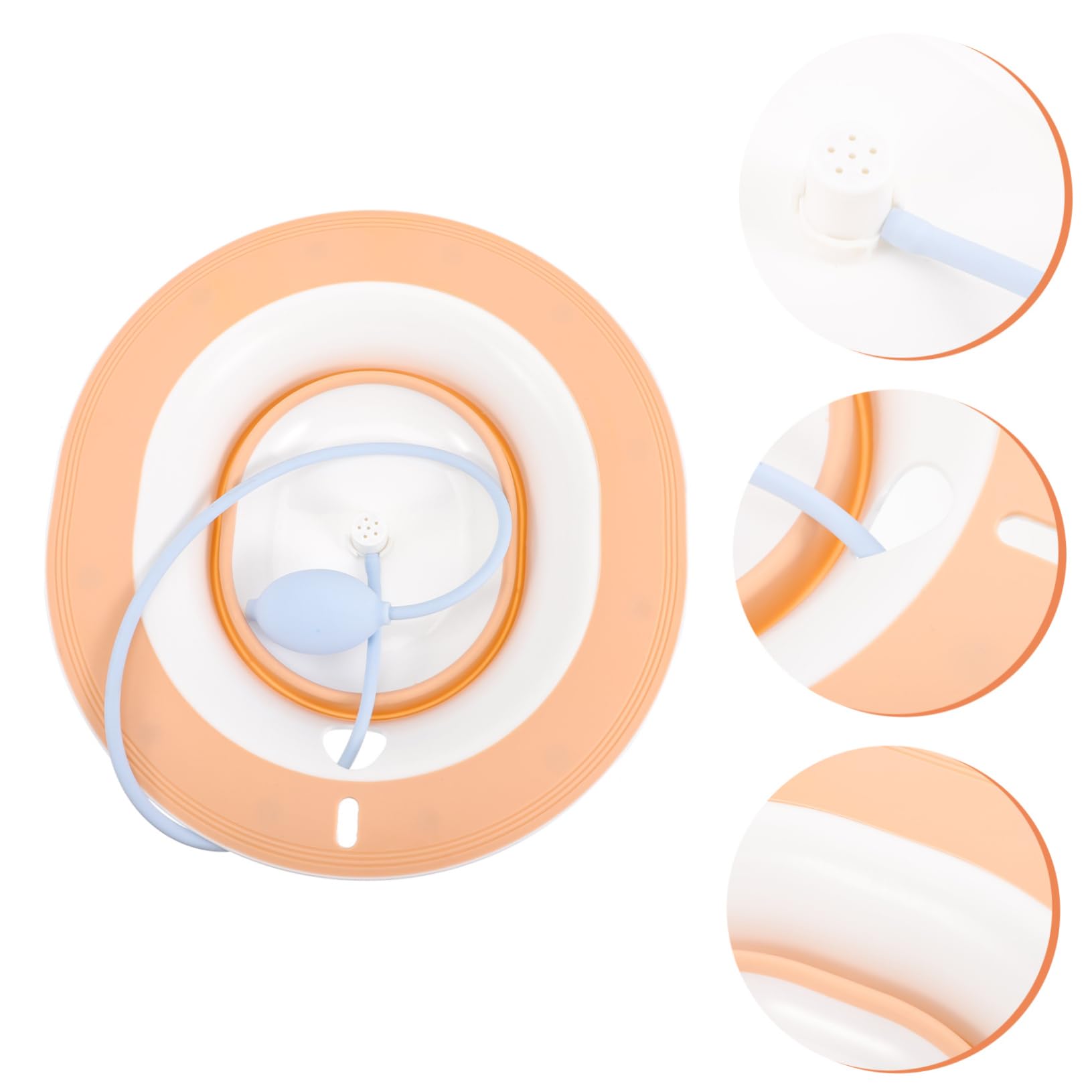 KOMBIUDA Butt Basin Haemorrhoid Treatment Bidet Basin Elderly Sitz Bath Basin Household Sitz Basin Sitz Bath Postpartum Useful Sitz Bath Basin Women Sitz Bath Basin Bathtub Portable Pink Pp