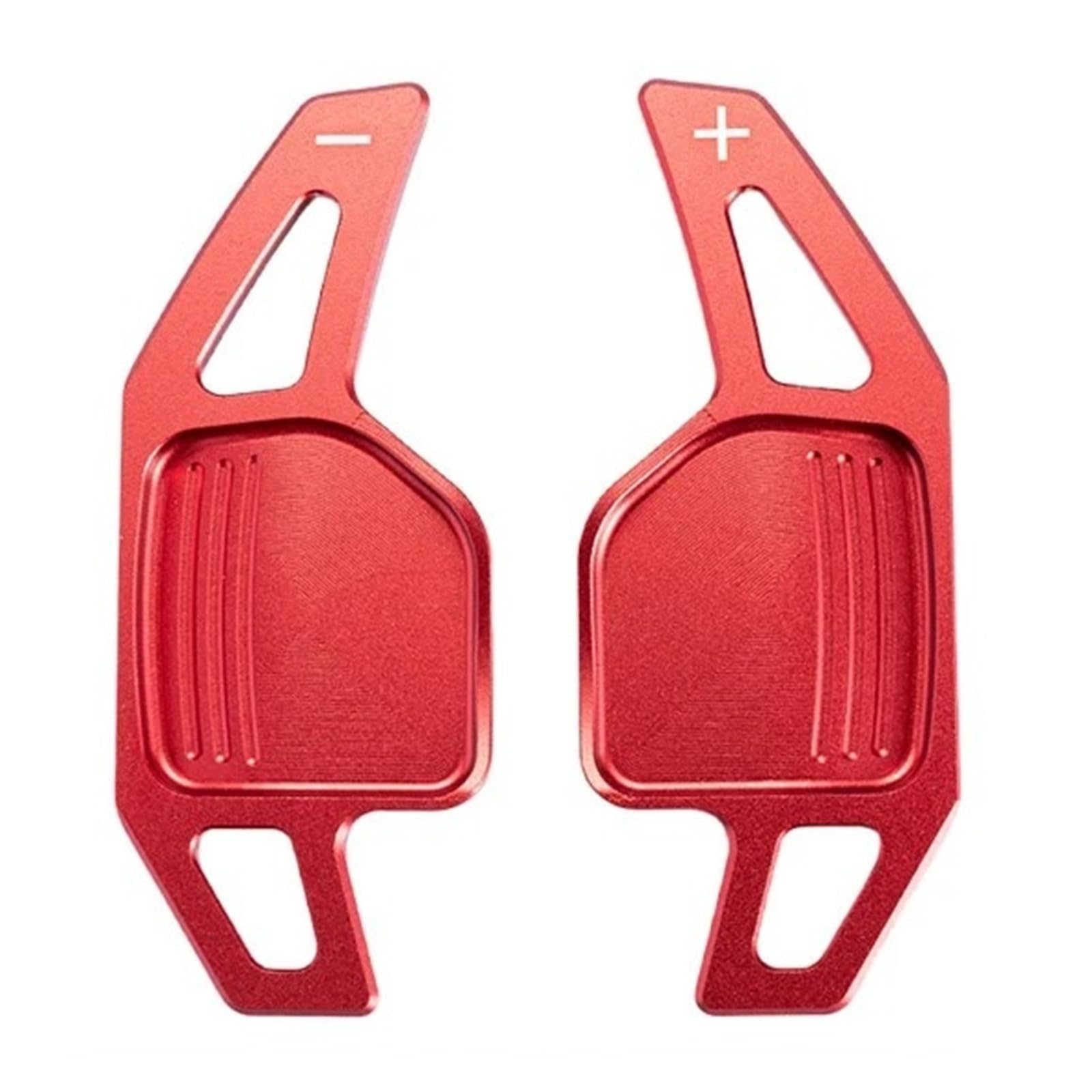 Xxiucj Car Paddle Shifter Extensions for A4 for B8 for A3 for 8P for S3 for A5 for A6 for S6 C6 for Q5 for A8 for R8 TTS MK2Steering Wheel Paddles Shifters(for Type A Red)