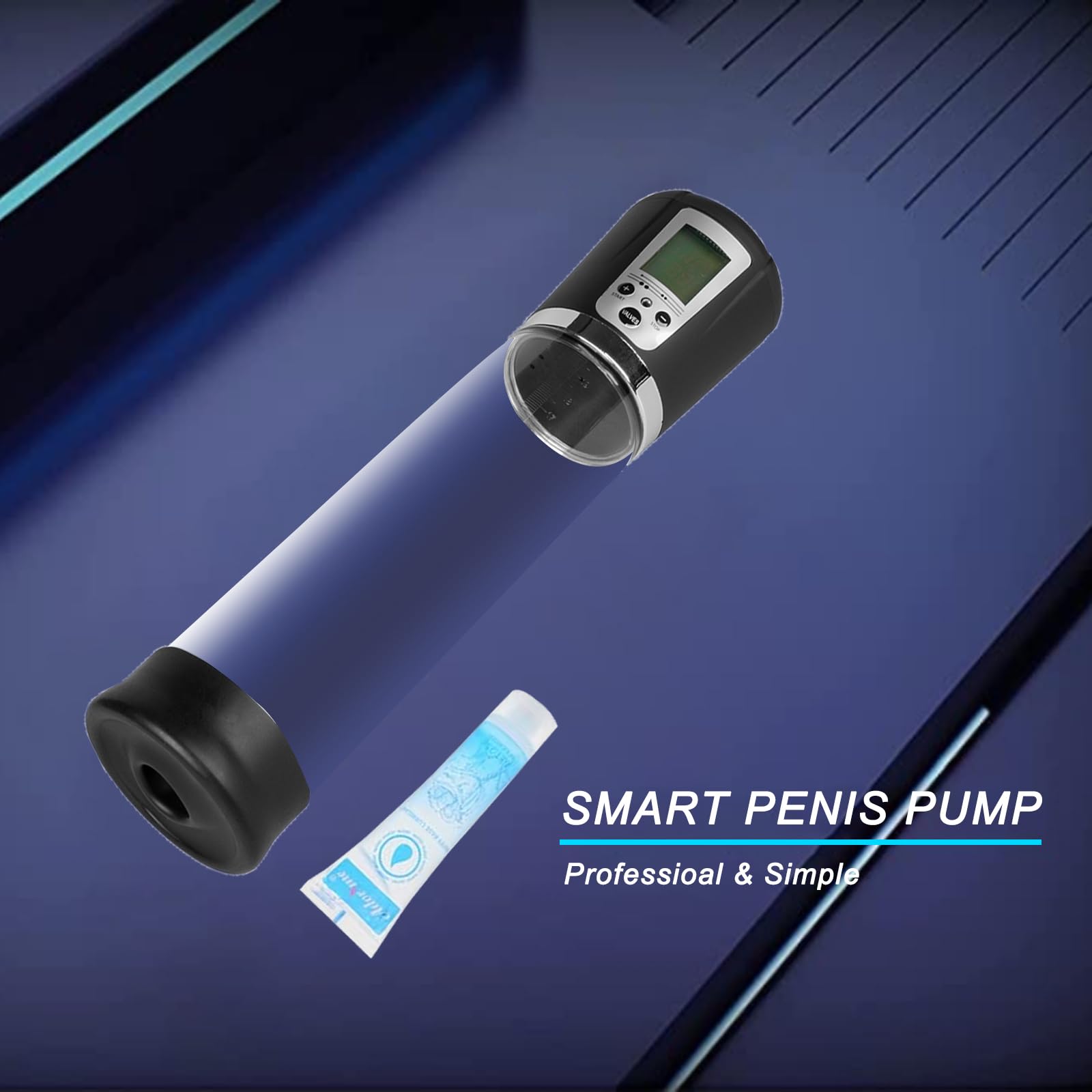 Pompe per pene elettriche, Pompa per vuoto automatica per pene da uomo, Ingrandimento del pene con 4 livelli di aspirazione, Coppa per masturbatore elettrico per erezioni più dure e più grandi