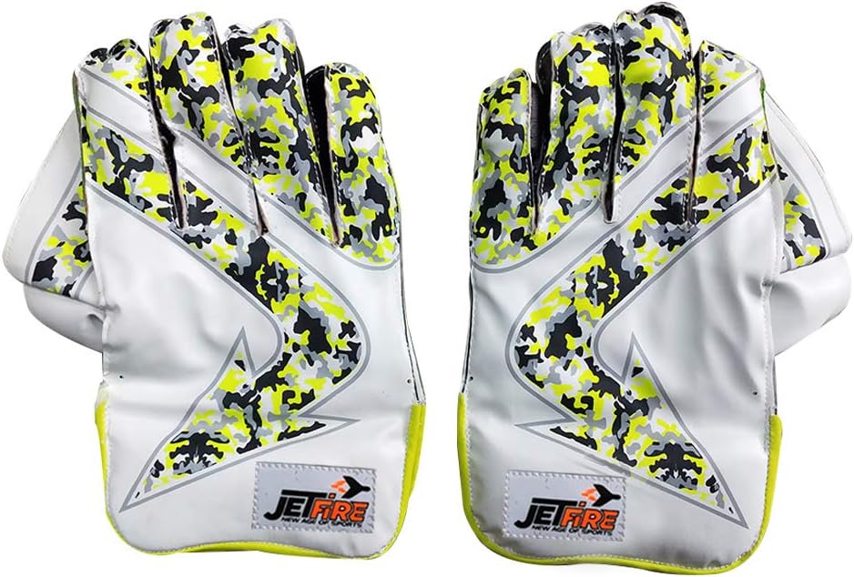 JetFire Ibex College Wicket Keeping Gloves Wicket Keeping Gloves (Men, Green)