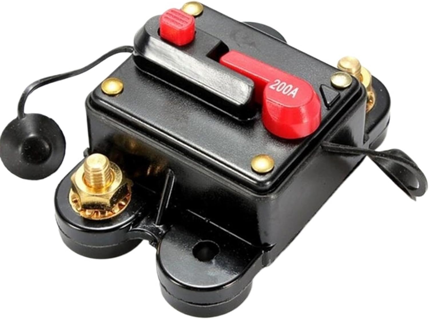 1PCS DC12-24V Car Circuit Breaker 60-300A Car Recovery Switching Car Bike Inline Fuse Circuit Breaker(250A)