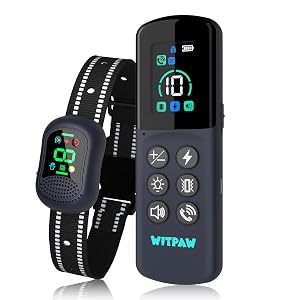 Dog Shock Collar 4900FT Dog Training Collar with Remote Call Function Light IP67 Waterproof Electric Collar for Dogs