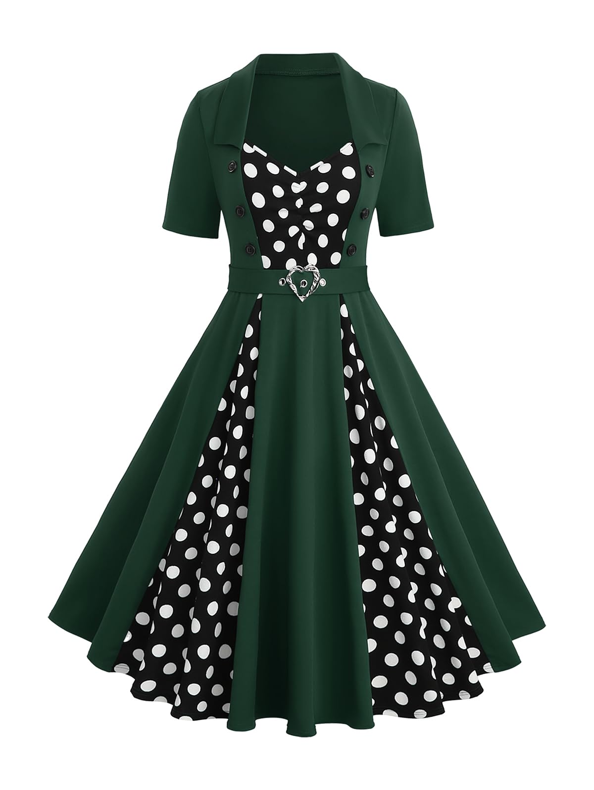 Plus Size Womens 1950s Retro Vintage Rockabilly Cocktail Party Swing Dresses
