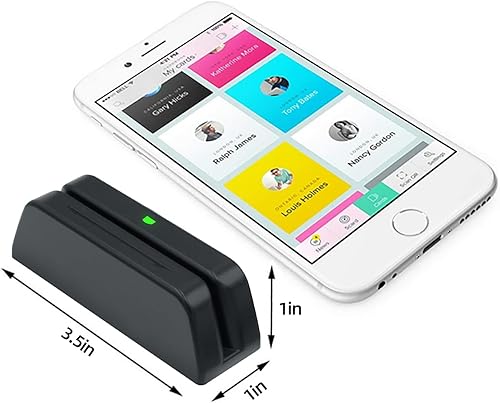 Miniatura 4 de MSR123 Lector de Swiper de banda magnética Lector de tarjetas de crédito Magstripe 3 pista para Quickbooks Sistema POS en línea Registro de caja