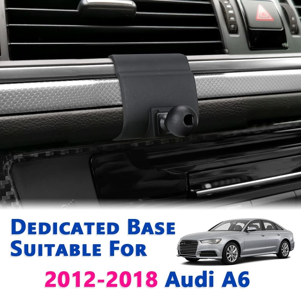 Car Phone Mount for 2012-2018 Audi A6 S6 A7 S7 [Thick Case Friendly] Mobile Phone Holder Cell Navigation Bracket Air Vent Auto Accessories Cradles, All Phones