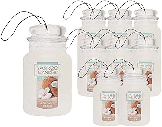 Coconut Beach Car Jar Air Fresheners (10 Pack)