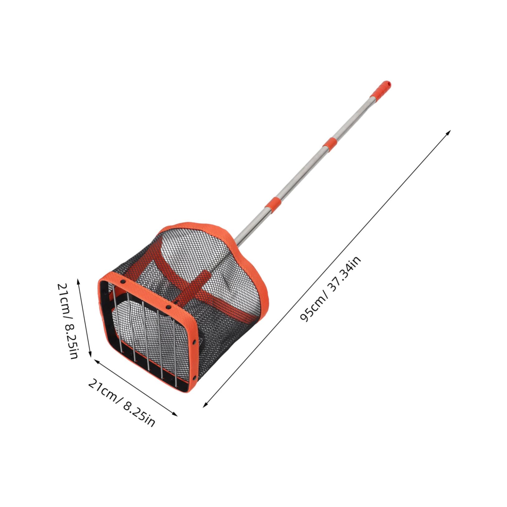 Alasum Recogepelotas y Gran Capacidad de Tenis de Mesa con Diseño Ergonómico sin Doblar, Varilla Telescópica para Entrenamiento en Clubes y Escuelas