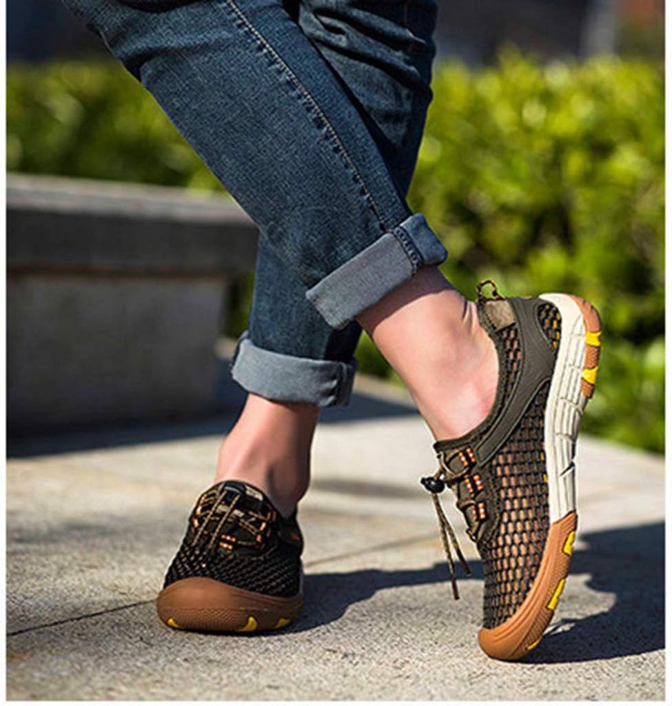 [ランボ] トレッキングシューズ レースアップ 耐磨耗 ハイキングシューズ メンズ シューズ カジュアル ウォーキング シューズ 通