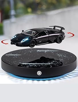 MOOCCI Magnetic Levitating Lambo Car Floating with Meteor Lights, Cool Tech Gift for Men Car Lovers Husband Boyfriend Boys, Ideal for Anniversary, Birthday & Christmas