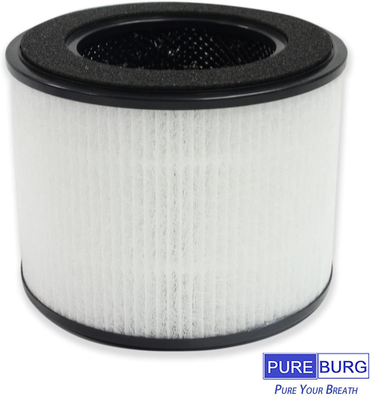 PUREBURG Replacement Filter Compatible with HIMOX H02 & TechCare TC-6020B Air Purifiers,2-Pack H13 HEPA 4-Stage Filtration Activated carbon Air Clean Voc Dust - Image 2
