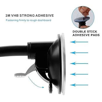 Amazon.com: 黏附安裝盤,適用於Lock Sucker 吸盤掛鉤儀錶板汽車