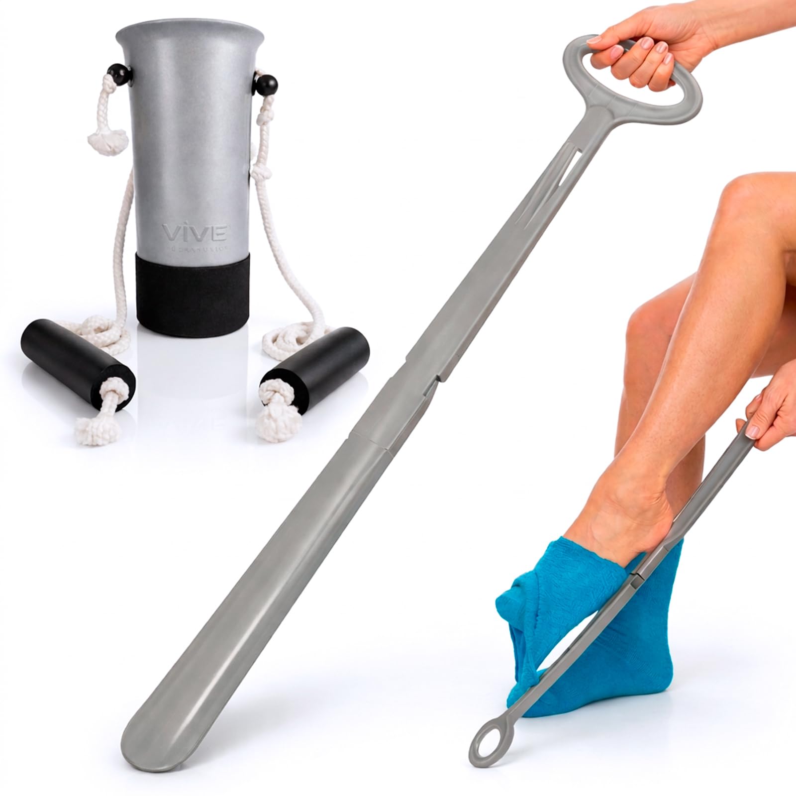 Vive Sock Aid and Shoe Horn Kit