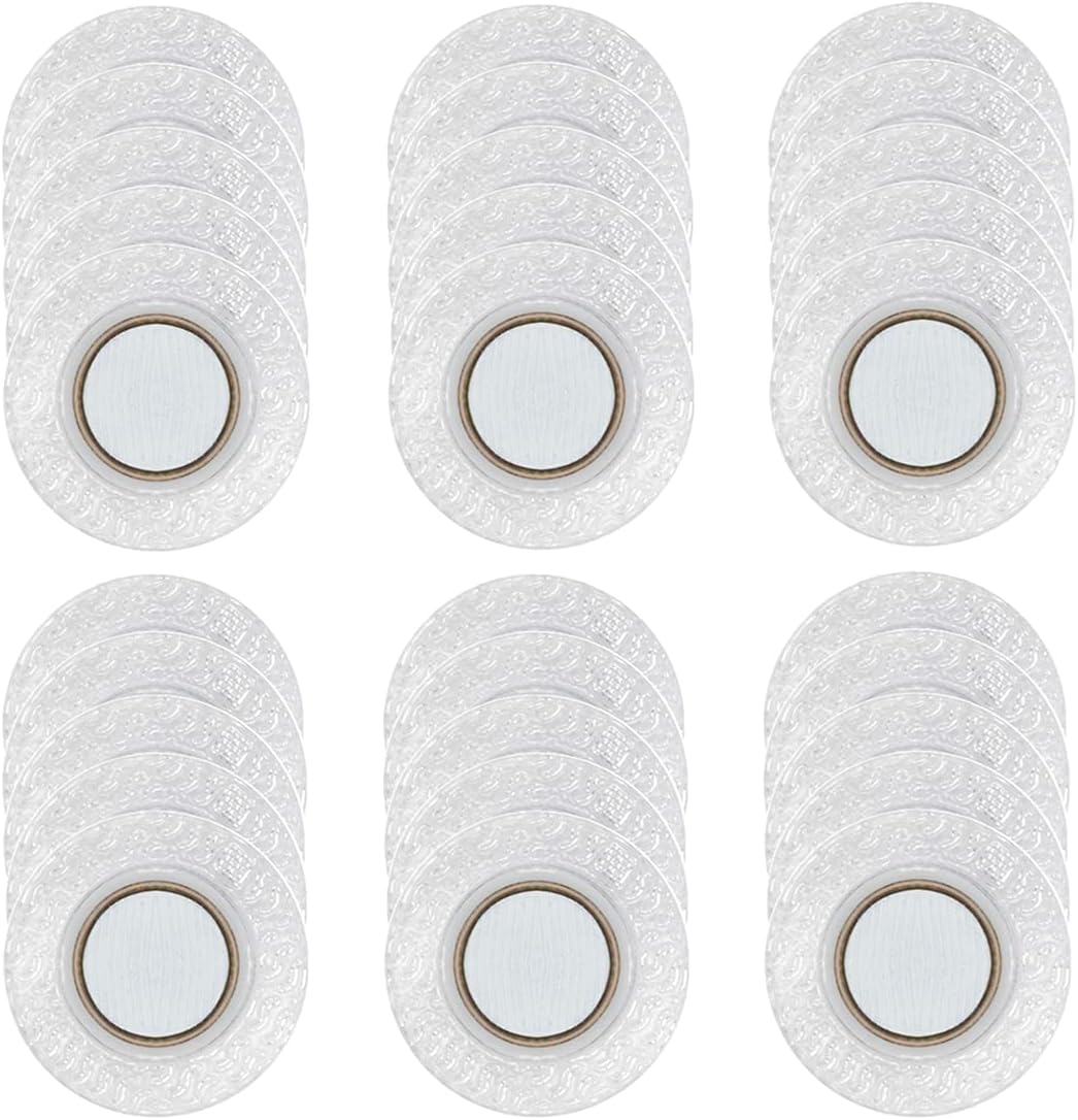 30 Pairs Round Hidden Sew Magnetic Snap, Invisible Hidden Sew in PVC Hidden Purse Closure Fastener Magnetic Snap Magnet Fastener for Child Clothing Clasp Bib Diapers Accessories DIY Craft Sewing Tools 30 Pairs Round Hidden Sew Magnetic Snap, Invisible Hidden Sew in PVC Hidden Purse Closure Fastener Magnetic Snap Magnet Fastener for Child Clothing Clasp Bib Diapers Accessories DIY Craft Sewing Tools