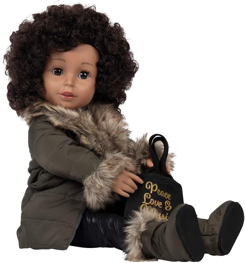 ADORA Amazon Exclusive - 18” Girl Doll in Fashionable and Elegant Outfit, Promotes Creative, Interactive and Memorable Pretend Play - Musical Girl Sienna