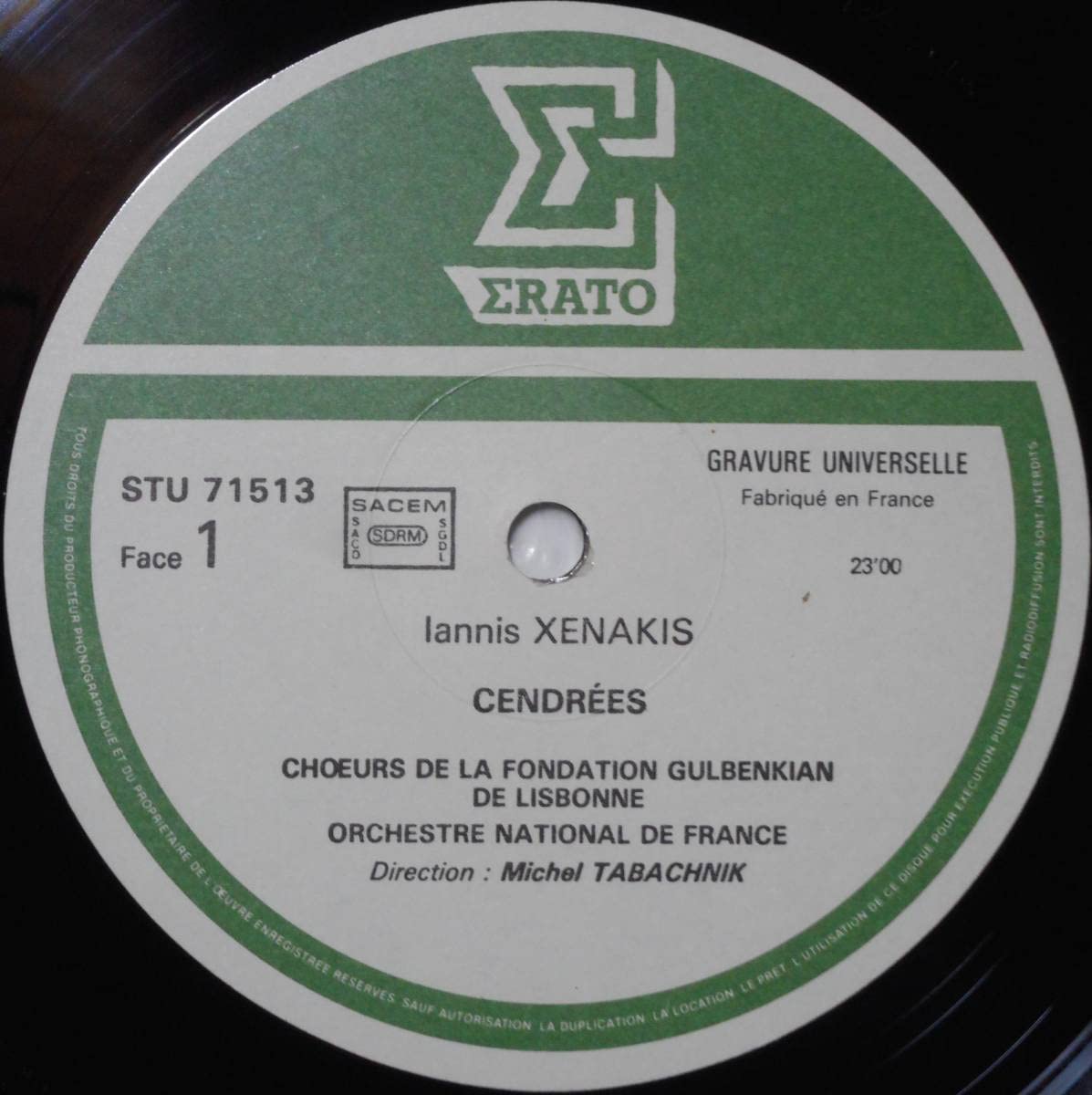 Iannis Xenakis – Cendrées - Jonchaies - Iannis Xenakis - Cendrées (1973) pour choeur et orchestre