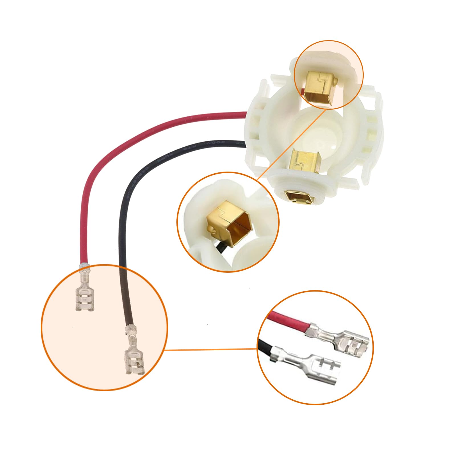VIPMOON Balai de Charbon CB430 pour Meuleuse Makita DGA452 BGA452 BGA450 BGA402 GA400 GA400D