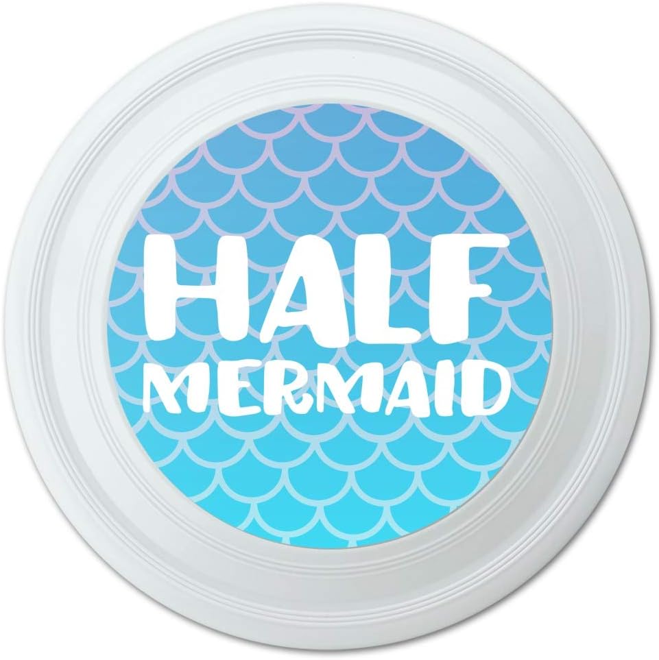 GRAPHICS & MORE Half Mermaid with Blue Scales Novelty 9" Flying Disc