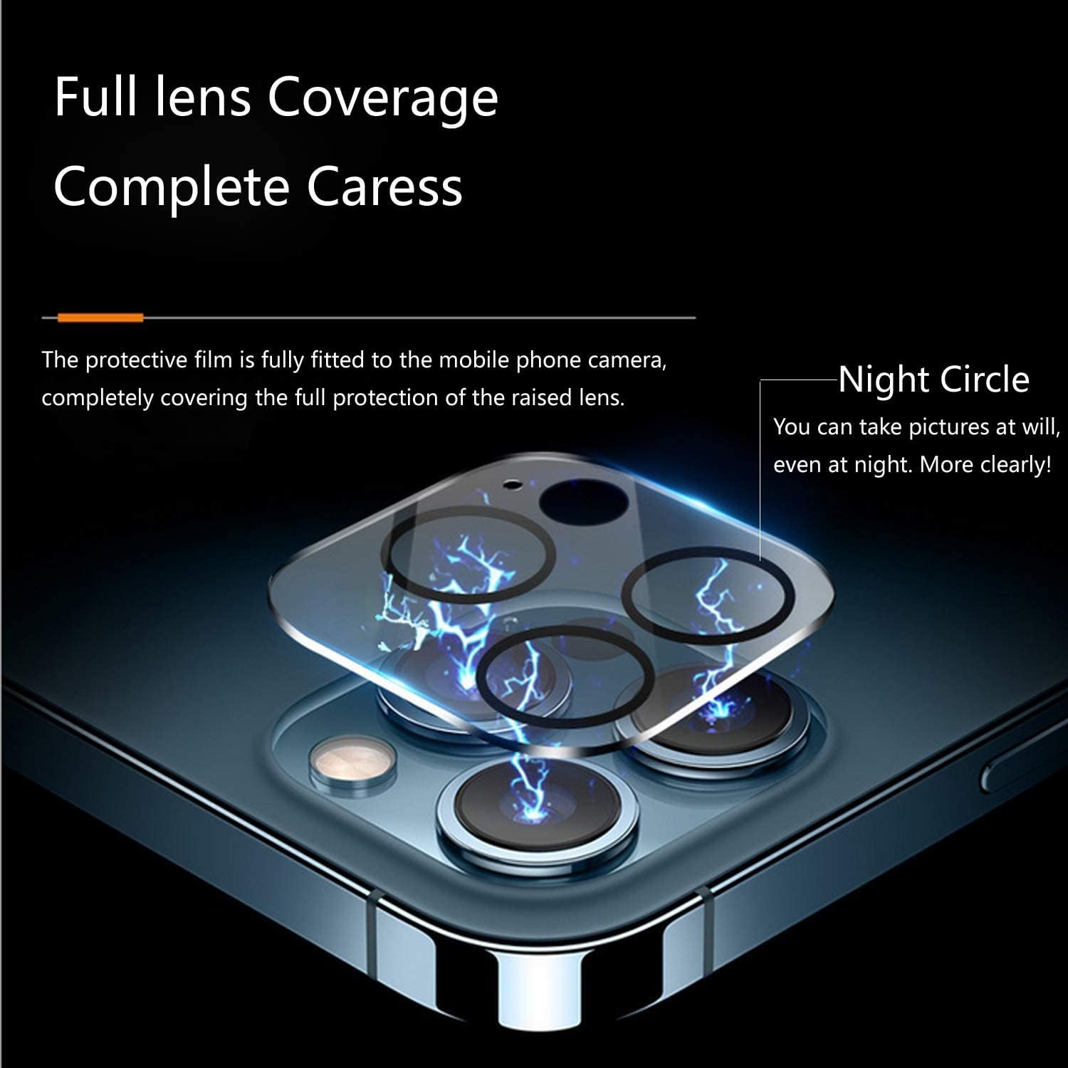 HXL [2+2 Pack] iPhone 12 Pro Max Privacy Screen Protector with Camera Lens Protector Full Coverage Anti-Spy Tempered Glass Film 9H Hardness Upgrade Edge Protection Easy Installation Bubble Free