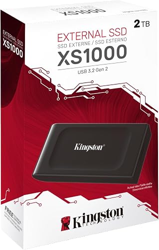 Kingston XS1000 2TB SSD Externe USB 3.2 Gen 2 Disque SSD externe portable-SXS1000/2000G - 3