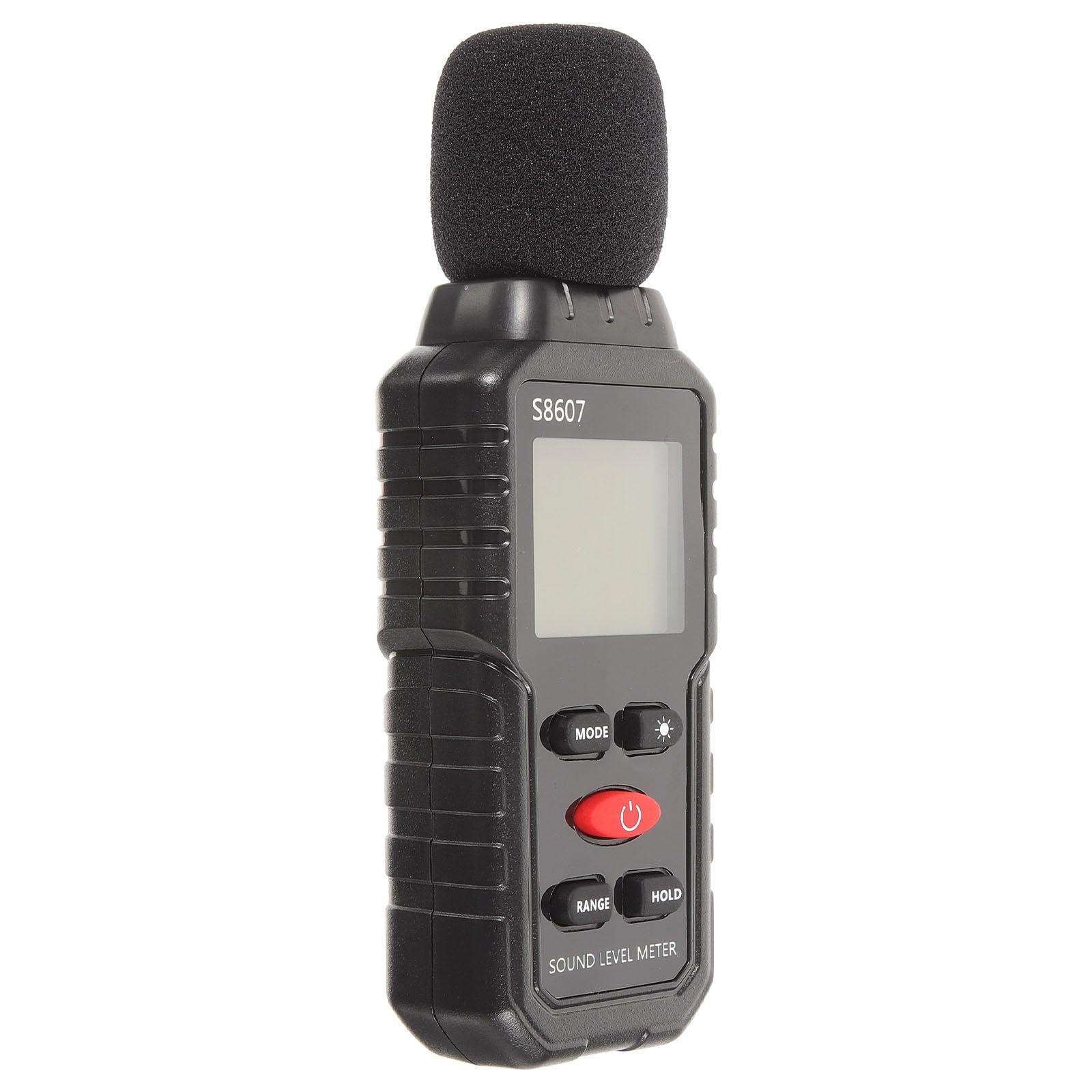Sonomètre décibelmètre portable BETOOKY en plastique noir avec écran LCD rétroéclairé